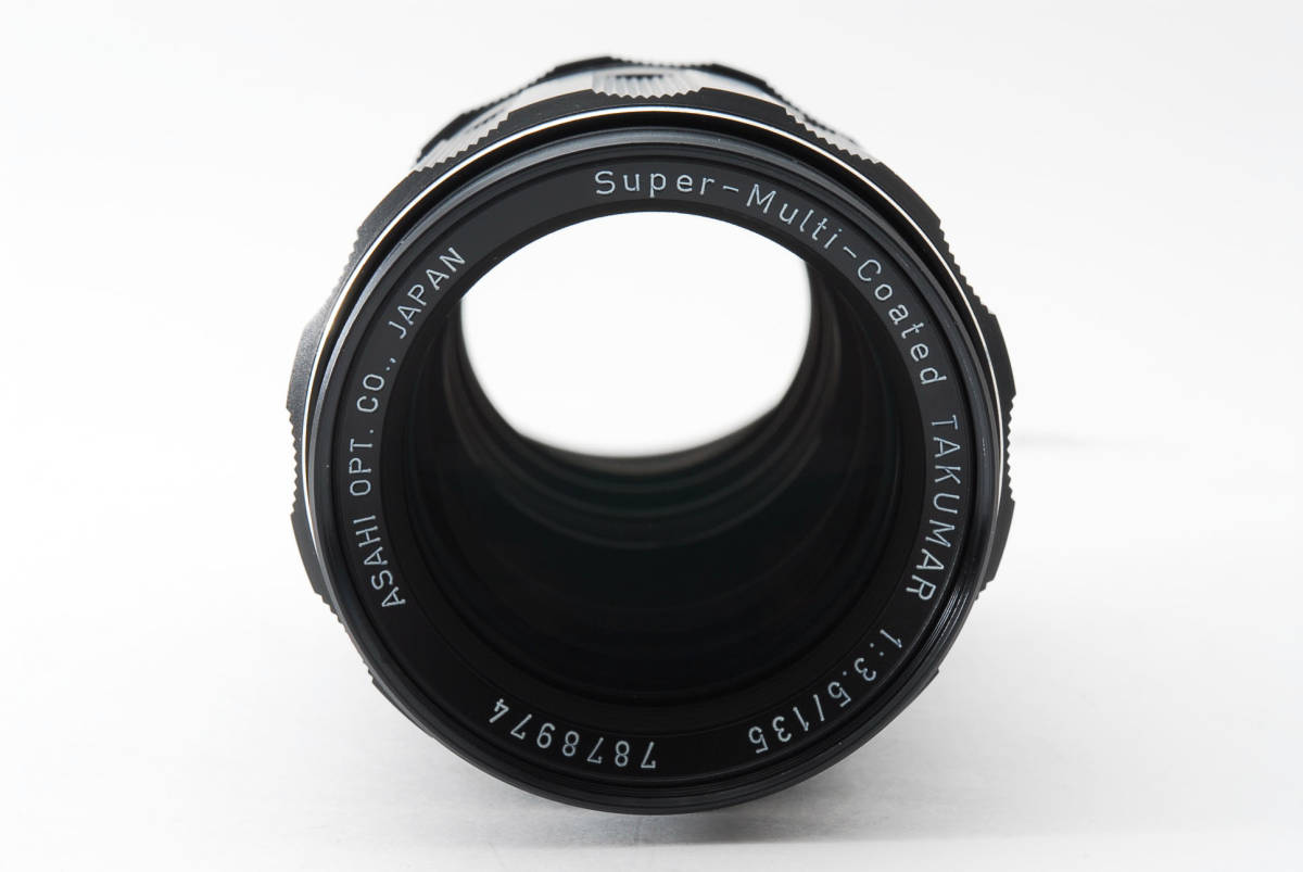 極美品☆フード付☆Pentax ペンタックス Asahi スーパータクマー Super