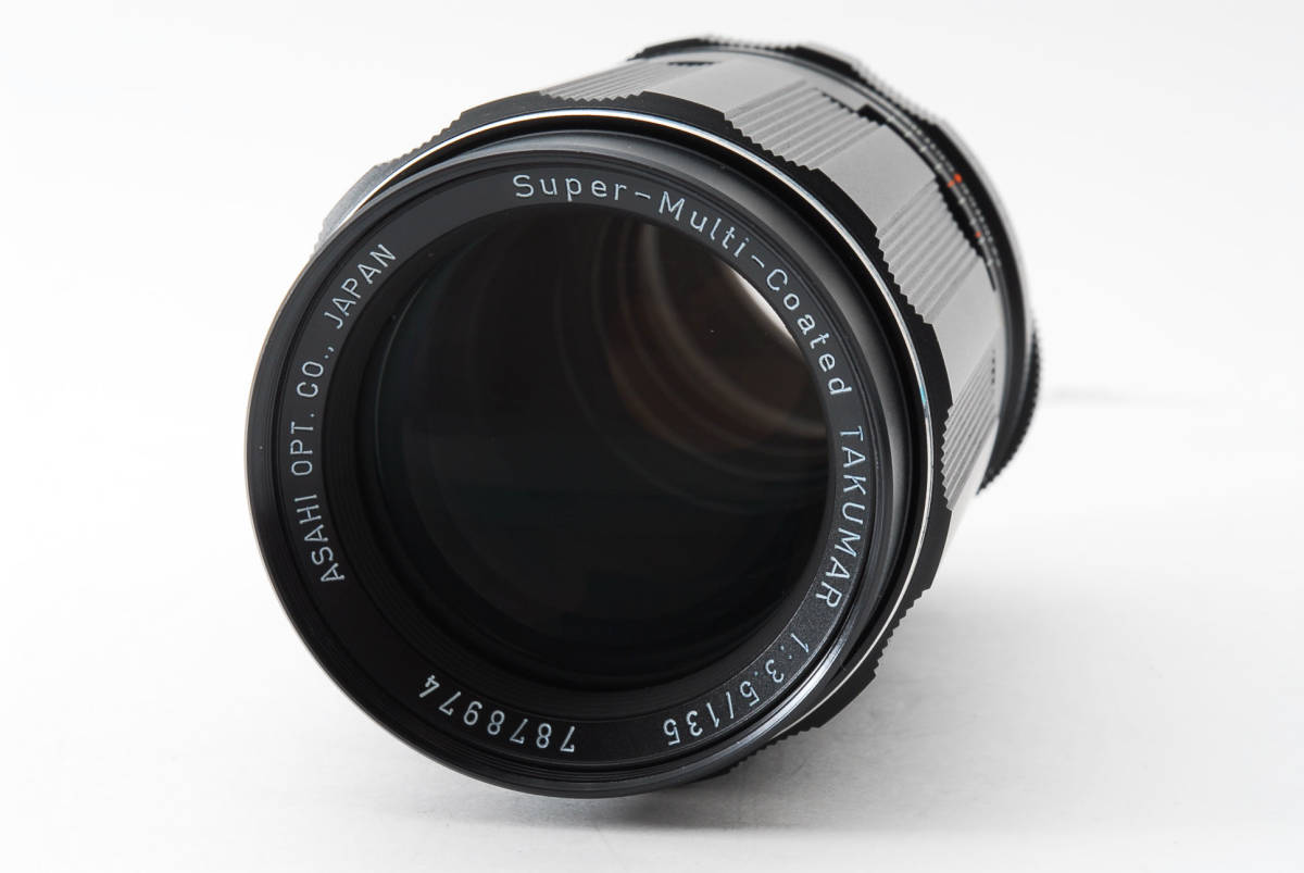 極美品☆フード付☆Pentax ペンタックス Asahi スーパータクマー Super