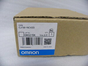 ★新品★ OMRON CJ1W-NC433 Ver2.3 LotNo.2211... (2022年11月製?) 4軸位置制御ユニット(即送可)　