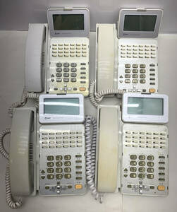 NTT　GX-(24)STEL-(2)(W)　4台セット ビジネスフォン 電話機　業務用 動作未確認
