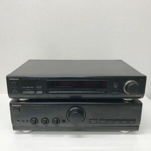 refle● 【通電のみ確認】Technics ST-GT550/SU-V500 アンプ　チューナー　ジャンク　現状品