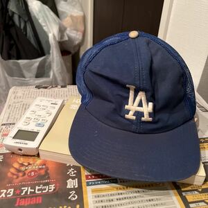 大谷翔平　ドジャース　1980年代製品　ヴィンテージ　オールド　送料無料　フリーサイズ　CAL ＬＡ　お値打ち品　インタレスティング