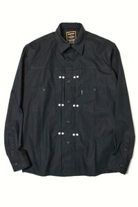 ●値下げ中●ViSE REDTAiL バイス レッドテイル CROSS Cotton L/S Shirt〔Black〕長袖シャツ ブラック 黒 新品 Ｌ●ハーレーダビッドソン