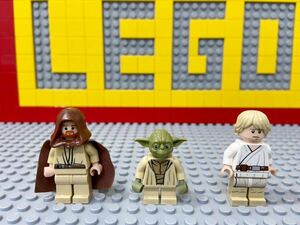 ☆スターウォーズ☆ レゴ　ミニフィグ　ヨーダ　ルーク・スカイウォーカー　オビワン　( LEGO 人形 ジェダイ