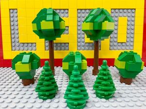 ☆樹木☆ レゴ　植物パーツ　大きな木　もみの木　低木　広葉樹　など　( LEGO 森 公園