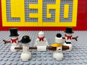 ☆冬☆ レゴ　ミニフィグ　雪だるま　クリスマス　( LEGO 人形　B32720