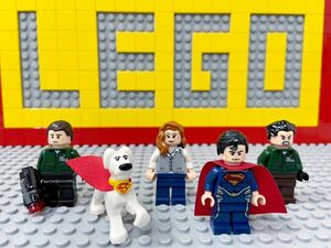 ☆スーパーマン☆ レゴ　ミニフィグ　クリプト・スーパードッグ　ロイス・レイン　レックスコープ　( LEGO 人形 ＤＣコミック