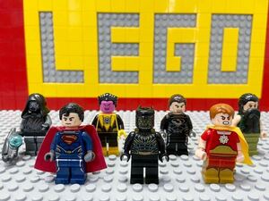 ☆スーパーヒーローズ☆ レゴ　ミニフィグ　スーパーマン　ブラックパンサー　ハイペリオン　など　( LEGO 人形 マーベル　DCコミック