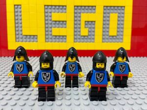 * black Falcon * Lego Mini fig5 body set black Night .. knight ( LEGO doll Castle series kruse Ida -B22606