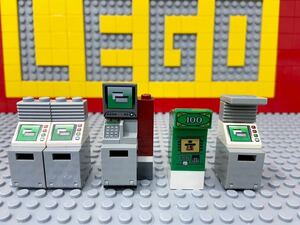 ☆ＡＴＭ☆ レゴ　小物　ATM 5個セット　( LEGO 銀行 シティ ポリス　B41815