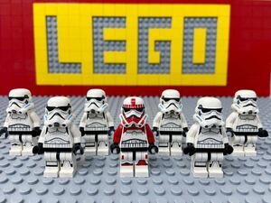 ☆スターウォーズ☆ レゴ　ミニフィグ　ストームトルーパー　ショック・トルーパー　( LEGO 人形 帝国軍 兵士　B50825