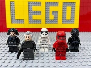 ☆スターウォーズ☆ レゴ　ミニフィグ　プライド将軍　ファーストオーダー　シストルーパー　など　( LEGO 75256 人形 B50121