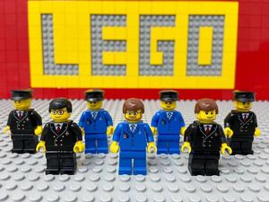 ☆空港職員☆ レゴ　ミニフィグ　パイロット　管制官　スーツ姿　( LEGO 人形 シティ 飛行機　B50805
