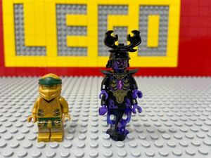 ☆ニンジャゴー☆ レゴ　ミニフィグ　オーバー卿　ゴールデンニンジャ　70666 ( LEGO 人形 忍者 侍 B41005