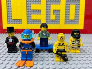 ☆ミニフィギュアシリーズ1☆ レゴ　ミニフィグ　スケーター　マジシャン　ダイバー　テストドライバー　原始人　( LEGO 人形 B31314