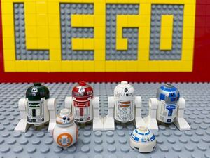 ☆スターウォーズ☆ レゴ　ミニフィグ　アストロメクドロイド　R4-P17 R4-P44 BB-8 R2D2クリスマス　( LEGO 人形 ロボット B30605