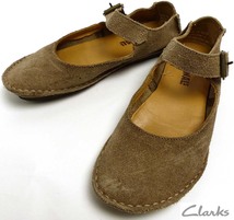 Clarks / クラークス ストラップ フラットシューズ　7M(24cm相当)(レディース)【中古】7i-1-041_画像1