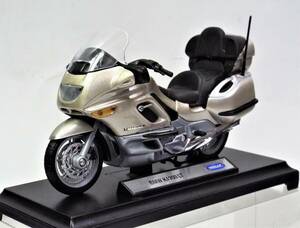 【Welly】1/18 BMW K1200 LT（シャンパンゴールド/シルバー）1999年の完成バイクモデル（商品№WE12147 -19660）並行輸入品