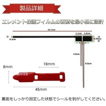 PL保険加入済み CN-R302ZA スズキ純正 パナソニック 地デジ フィルムアンテナ 両面テープ 取説 ガラスクリーナー付 送料無料_画像6