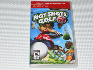 PSP★HOT SHOTS GOLF OPEN TEE 海外版 北米版★箱付・説明書付・ソフト付