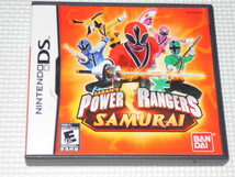 DS★POWER RANGERS SAMURAI 海外版 北米版★箱付・説明書付・ソフト付_画像1