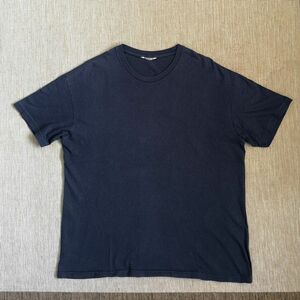AURALEE / オーラリー　半袖　Tシャツ　トップス　クルーネックTシャツ　ショートスリーブシャツ　ネイビー　紺