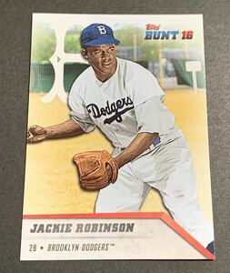 2016 Topps Bunt Jackie Robinson 61 Brooklyn Dodgers MLB ジャッキーロビンソン　ドジャース　メジャーリーグ　トップス