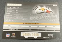 2002 Playoff Preferred Tim Baker /1100 154 RC Rookie Steelers NFL ティム・ベイカー 1100枚限定　ルーキー　スティーラーズ_画像2