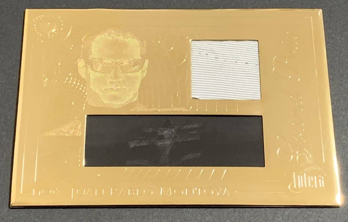 2006 Futera Grand Prix Gold MemoCell 24ct Gold Plate Juan