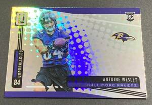 2019 Panini Unparalleled Antoine Wesley No.248 RC Rookie Ravens NFL アントワン・ウェスレイ　ルーキー　レイブンズ　パニーニ