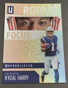 2019 Panini Unparalleled Rookie Focus N’Keal Harry No.RF-NH RC Patriots NFL ハリー　ルーキー　インサート　ペイトリオッツ