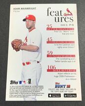 2016 Topps Bunt Program Adam Wainwright P-16 Cardinals MLB アダム・ウェインライト　カージナルス　インサート　メジャーリーグ_画像2