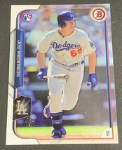 2015 Bowman Joc Pederson 130 RC Rookie Dodgers MLB Topps ジョク・ピーダーソン ルーキー　ドジャース　トップス_画像1