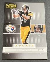 2002 Playoff Preferred Tim Baker /1100 154 RC Rookie Steelers NFL ティム・ベイカー 1100枚限定　ルーキー　スティーラーズ_画像1