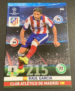 2014-15 Panini Adrenalyn XL UEFA Champions League Raul Garcia 60 Atletico De Madrid ラウールガルシア　アトレティコ　パニーニ