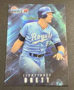 2016 Topps Bunt Lightforce George Brett LF-5 Royals MLB ジョージブレット　ロイヤルズ　インサート　メジャーリーグ　トップス