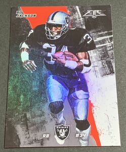 2015 Topps Fire Bo Jackson Red 81 Raiders NFL ボー・ジャクソン　パラレル　レイダース　トップス