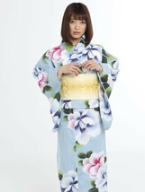 浴衣 単品 仕立て上がり 女性用 綿100％ 適合身長152-167cm 花まい HANAMAI 花柄 古典柄 現代柄 新品（株）安田屋 NO28130_画像1