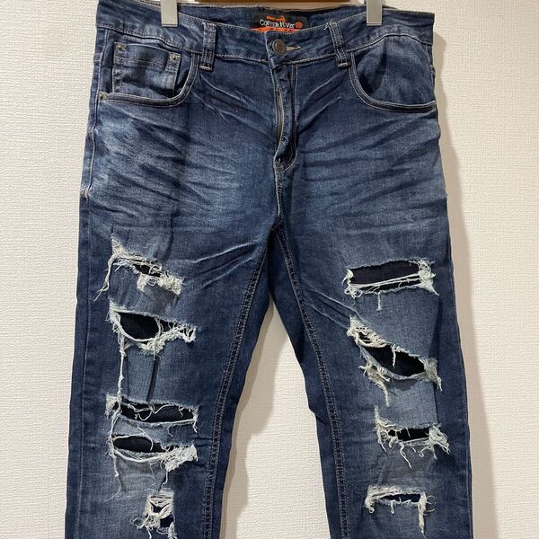 Copper Rivet コッパーリベット ダメージ メンズデニム ジーンズ