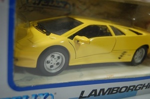 S 1/24 Scale Lamborghini Diablo Yellow Welly