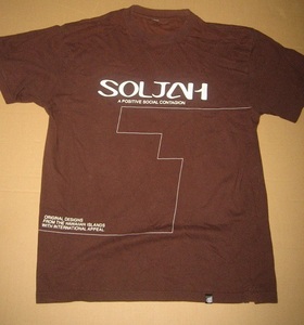 ♪♪即決!!SOLJAH Tシャツ Size:L SOUL JAH Soldier R&B DJ Funk Hip Hop ♪♪
