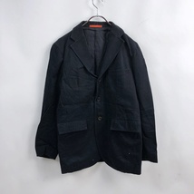 【人気】Paul Smith/ポールスミス ジャケット 裏地あり コットン ブラック サイズM/S5806_画像2