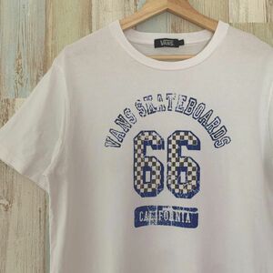 VANS　T-shirts　ビッグプリント　チェッカー 66ロゴ　