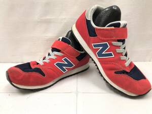 New Balance ニューバランス YV373PR2 ローカットスニーカー レッド 21cm 23061502