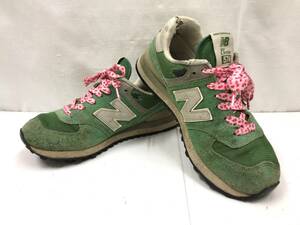 New Balance Classic ニューバランス ML574DGR ローカットスニーカー グリーン 24.5cm 23061902