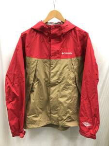 Columbia コロンビア PM5881 WABASH JACKET ワバシュジャケット ナイロン レッドxブラウン メンズ Mサイズ 23060803