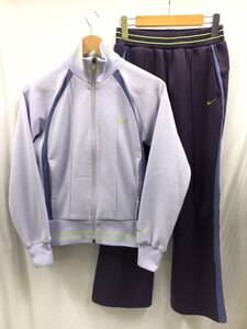 NIKE Nike FIT DRY jersey top and bottom set purple lady's S size 23062202