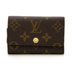 中古美品 ルイヴィトン LOUIS VUITTON キーケース モノグラム ミュルティクレ6 M62630 6連 フランス製 ブランド小物 ブラウン ユニセックス