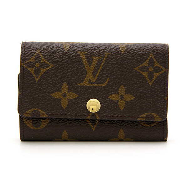 中古美品 ルイヴィトン LOUIS VUITTON キーケース モノグラム ミュルティクレ6 M62630 6連 フランス製 ブランド小物 ブラウン ユニセックス