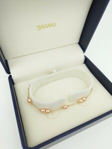 田崎　TASAKI　ピンク　パール　ブレスレット　k18